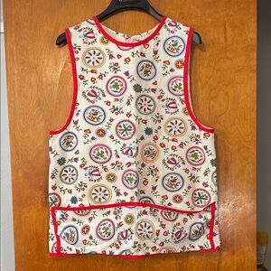 Vintage handmade Dutch Patterned apron